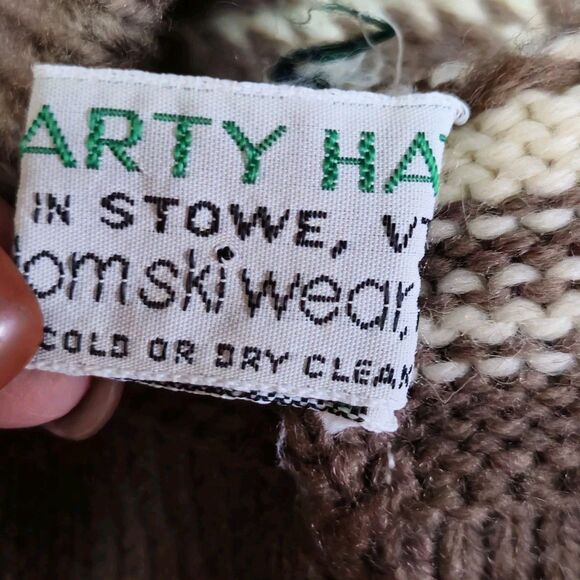 Vintage Moriarty Ski Hat Hand Made For Slalom Skiwear Stowe Vermont 100% Wool - Picture 7 of 7